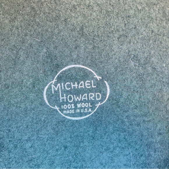 Vintage Joe Bill Miller dark green wool Matilda hat - Picture 5 of 6